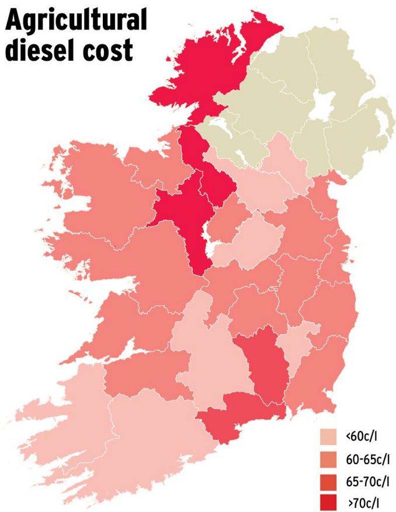 Map how much does fuel cost in your county? Free