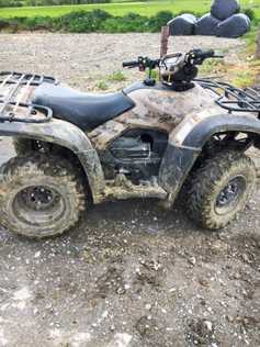 Distinctive quad, a trailer and welder stolen