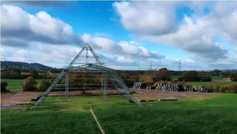 Watch: Glastonbury site Worthy Farm without the festival goers